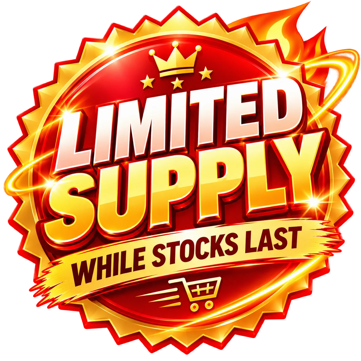 Limited supply, while stocks last